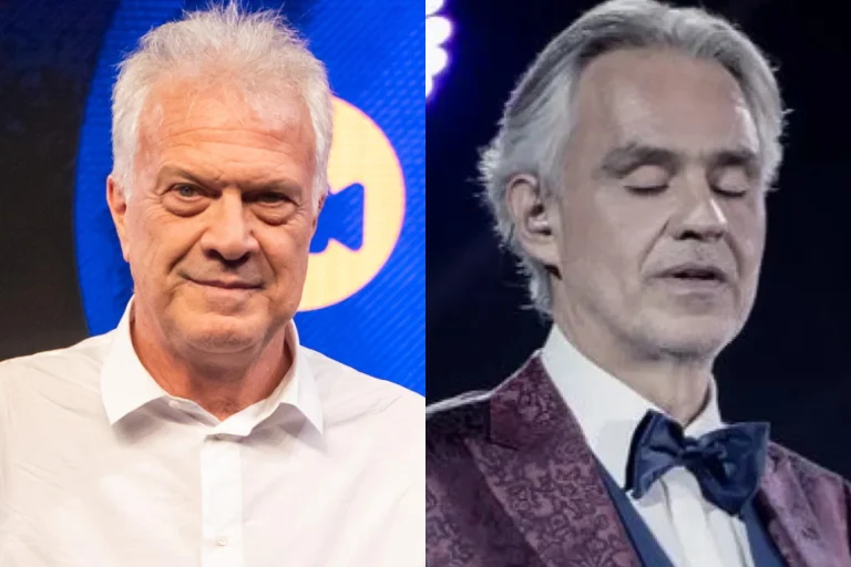 “Levantou e foi embora”, diz Bial após climão com Andrea Bocelli