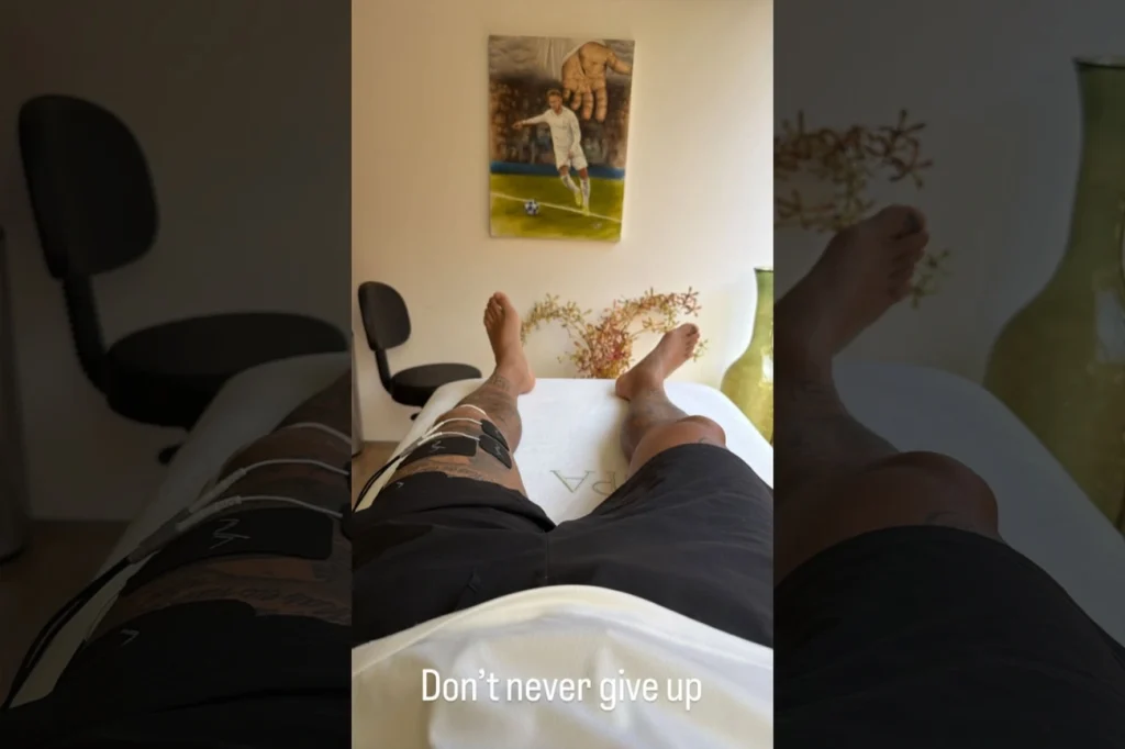 Neymar agora pós cirurgia no joelho compartilha esperança Neymar agora pós cirurgia no joelho compartilha esperança