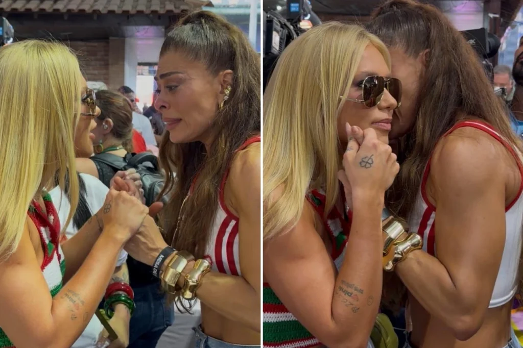 Juliana Paes dá dica de campeã para Virginia agora Juliana Paes dá dica de campeã para Virginia agora